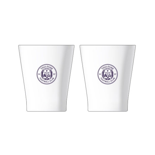 Set 2 verres Shooter Toulouse FC