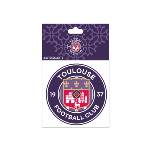 Sticker 2 Autocollants Toulouse FC